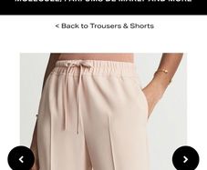 Reiss Hailey Pull On Trousers - Light Pink - UK 10L - BNWT RRP 140