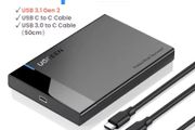 1TB USB-C portable external SATA SSD drive storage