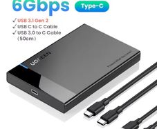 1TB USB-C portable external SATA SSD drive storage
