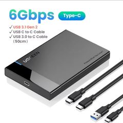 1TB USB-C portable external SATA SSD drive storage