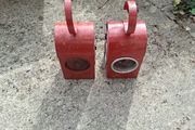 two railway lantern