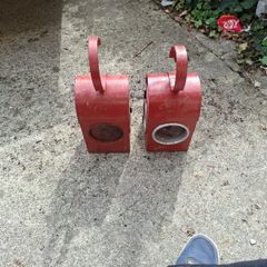 two railway lantern