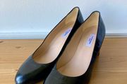 LK Bennett Winola Black Croc Effect Courts (uk6)