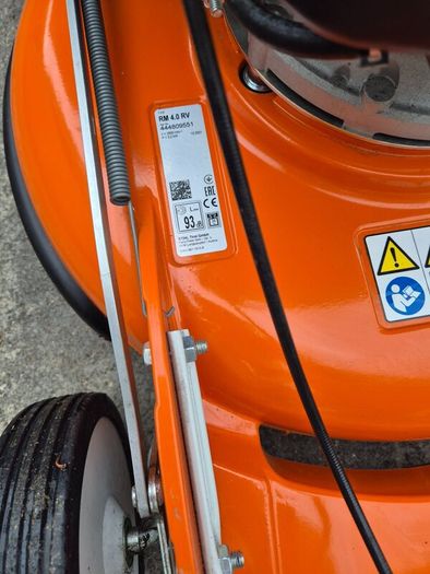 New STIHL RM 4 RV petrol mulching lawnmower