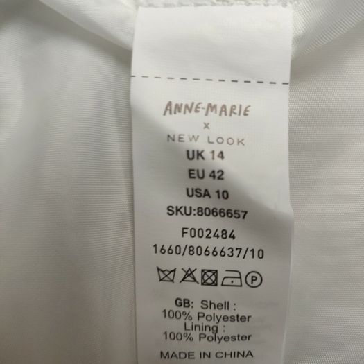 White Mini dress, good as new, NEW LOOK