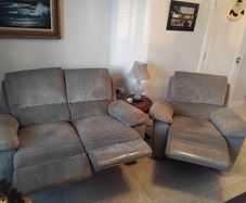 Two-Seater Recliner + Recliner Armchair