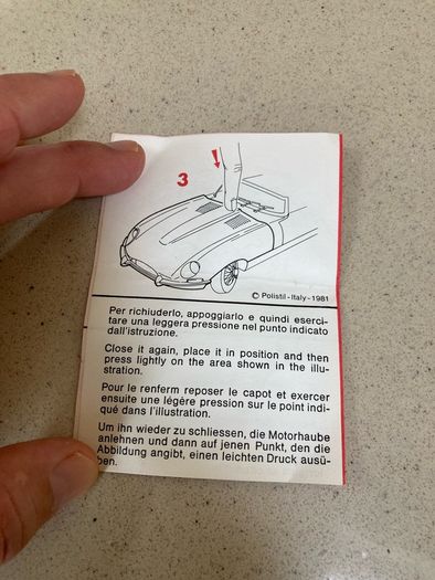 Jaguar ETYPE XKE 4.2 litre scale 1/16
