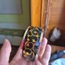 Black and Gold Stamped Sterling Silver Newbridge Bracelet Image 7