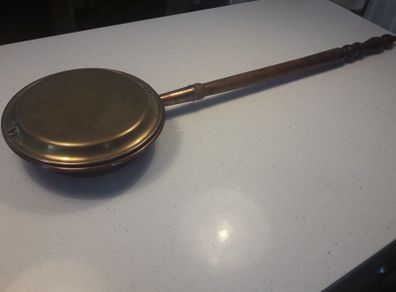 Early Victorian , 19th century brass bed pan