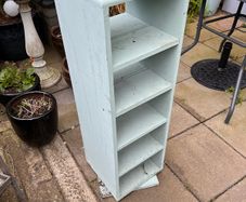Cd wooden rotating shelve. Ideal for floristry nick nacks