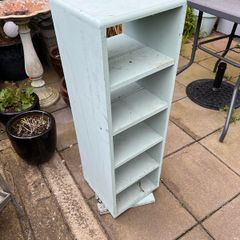 Cd wooden rotating shelve. Ideal for floristry nick nacks