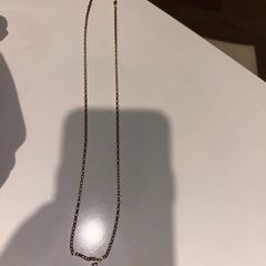 Gold chain and cross
