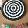 Dart board with 6 darts Image 4