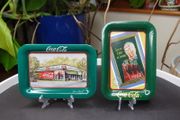 Vintage 1998 Coca-Cola Mini Trays Set of 2 pcs.