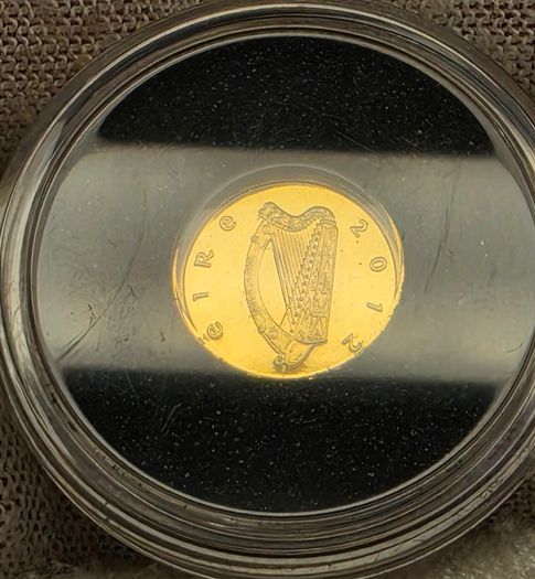 Ireland 2012 Gold Proof 20 Euro Book of Kells Celebrating Irish Monastic Art Coin in Original Holder with COA