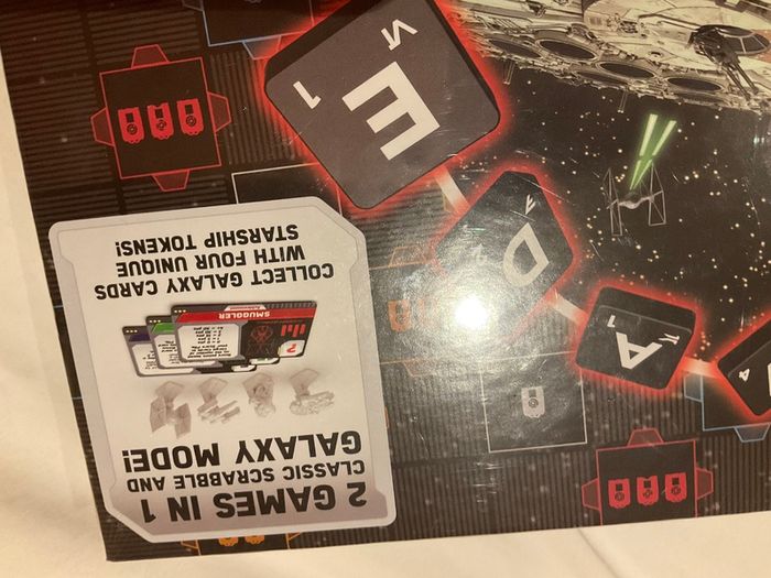 Brand New Mattel Scrabble Star Wars Edition Board Game