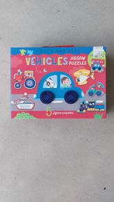 Vehicles Jigsaw Puzzle - Touch & Feel
