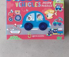 Vehicles Jigsaw Puzzle - Touch & Feel