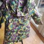 Beautiful Warm M&S Girls Purple Floral Coat 2 to 3 Yrs Image 2