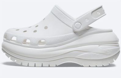 Crocs Classic Mega Crush Clog White Women's Size UK 6 Brand New