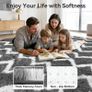 Rugs Living Room- 160x230cm Fluffy Shaggy Area Rugs for Bedroom - Large Anti Slip Rug - Washable Modern Floor Carpets - Soft Thick Pile Bedside Rug for Kids Bedroom, Nursery Image 5