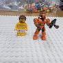 Halo Mega Bloks figure with gun Image 2