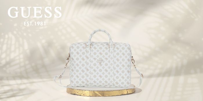 Guess sleeve Front Pocket Zipper Triangle Logo Guess