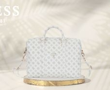Guess sleeve Front Pocket Zipper Triangle Logo Guess