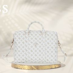 Guess sleeve Front Pocket Zipper Triangle Logo Guess