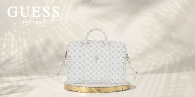 Guess sleeve Front Pocket Zipper Triangle Logo Guess