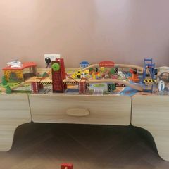 Wooden train set