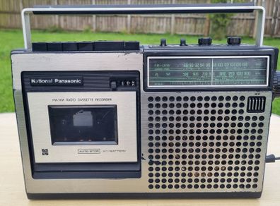 National Panasonic radio cassette recorder Model No. RQ-542S,