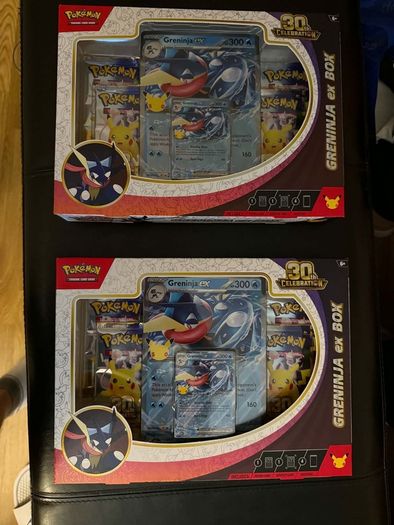 30th Anniversary Celebration Ex Greninja Boxes