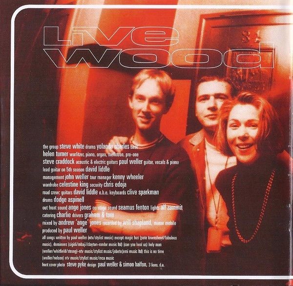 Paul Weller - Live Wood  CD
