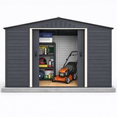 Alpine 10x8 Steel Garden Sheds+ FREE Delivery