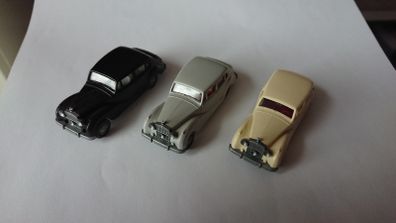 3 Rolls Royce SilverWraith model cars