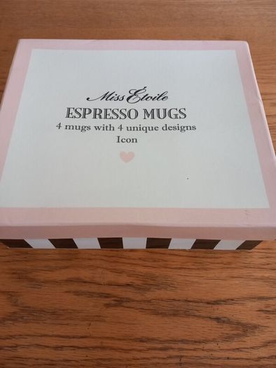 Brand New Espresso Mugs Giftset