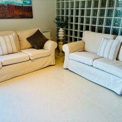 IKEA Extorp 3 seater and 2 seater sofas