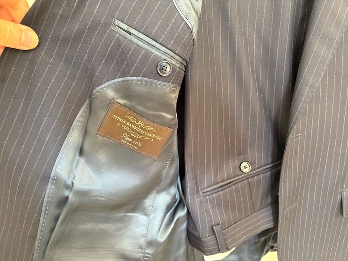 Hawes & Curtis 1913 navy Suit 40S