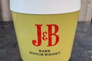 Vintage Retro J&amp;B rare scotch whiskey ice bucket by stewerts c1970