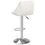 Bar Stools 2 pcs White Faux Leather Image 4