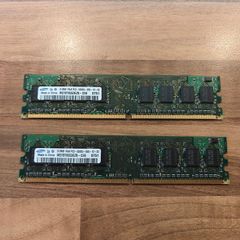 1GB (2x 512MB) Samsung DDR2 Desktop Ram
