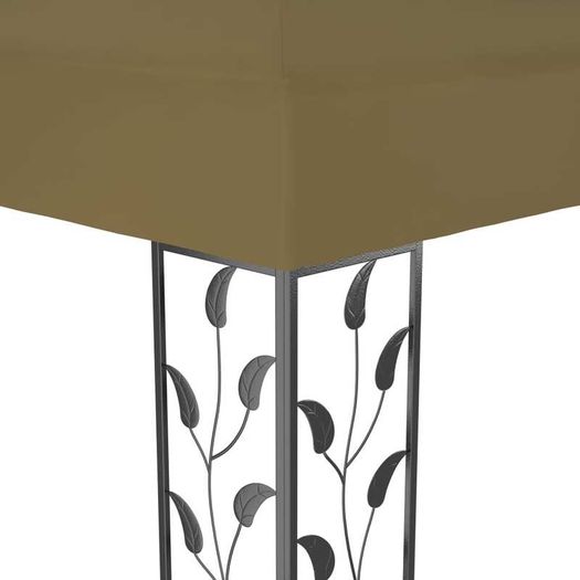 Gazebo 6x3 m Taupe 180 g/m2