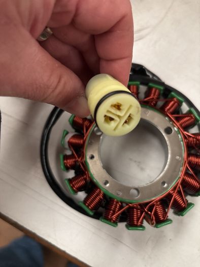 ZX6R stator coil