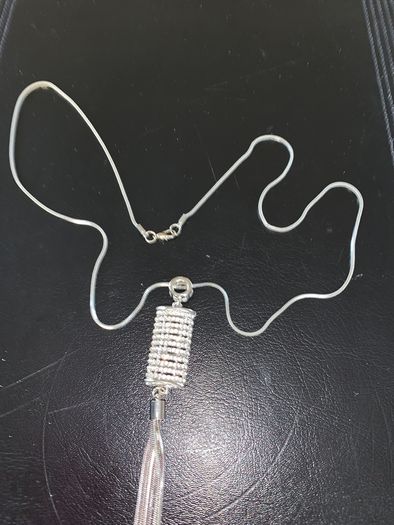 silver necklace