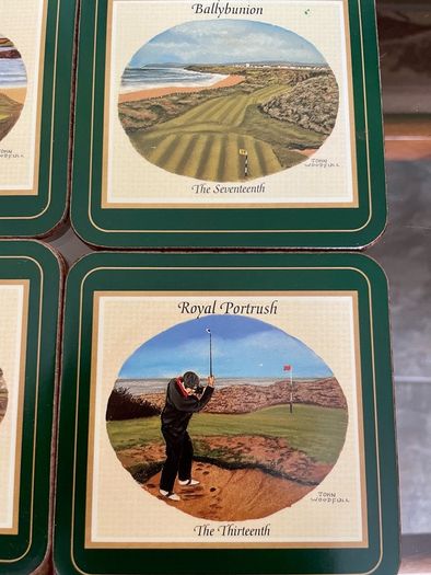 Six Irish Golfing Greats Pimpernel Irish Heritage Collection Coasters