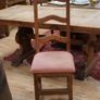 Set of 8 Rustic Mexican Pine Dining Chairs Image 2