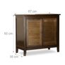 New Jasper Bamboo Under Sink 67 x 60cm Under Sink Cabinet Image 4