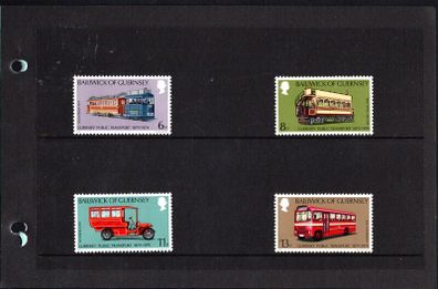 1979 Guernsey Public Transport Commemorative Stamps Presentation Pack