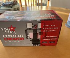 Content creator video kit to use with your own smartphone.